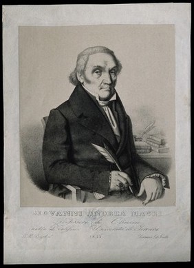 Giovanni Andrea Magri. Lithograph by G. M. Bozzoli, 1836.