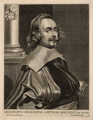 Willem Marquis. Line engraving by P. de Jode after A. van Dyck.