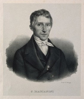 Stefano Giovanni Marianini. Lithograph.