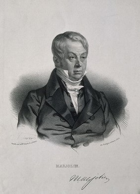 Jean Nicolas Marjolin. Lithograph by N.E. Maurin.