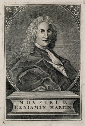 Benjamin Martin. Line engraving.