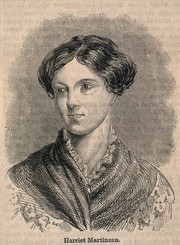 Harriet Martineau. Wood engraving. | Wellcome Collection