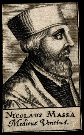 Nicolaus Massa. Line engraving, 1688.
