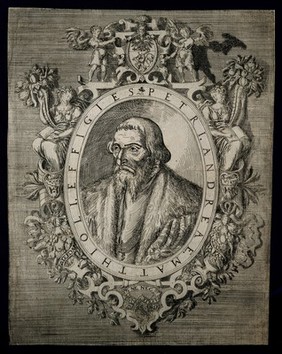 Pietro Andrea Mattioli. Engraving.