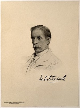 Herbert Eustace Maxwell, 7th Baron Monreith. Collotype after A. U. Soord, 1903.