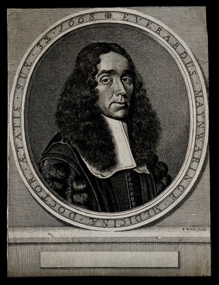Everard Maynwaring. Line engraving by R. White.