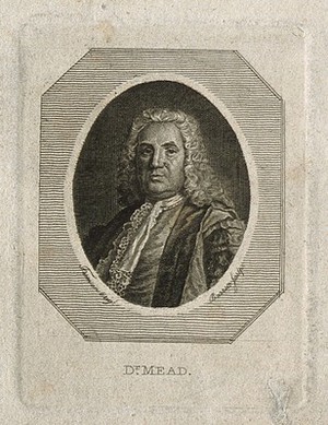 view Richard Mead. Line engraving by Barrett, 1795, after A. Ramsay.