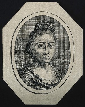 view Maria Sybilla Merian. Etching after G. Gsell.