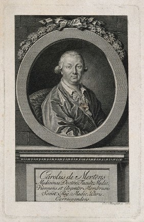 Charles de Mertens. Line engraving by J.E. Mansfeld, 1783.