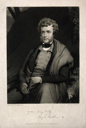 Hugh Miller. Mezzotint by J. Sartain after W. Bonner.