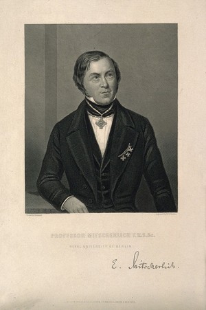 view Eilhard Mitscherlich. Stipple engraving by W. C. Sharpe after C. L'Allemand.