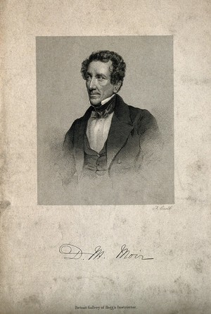 view David Macbeth Moir. Line engraving by F. Croll.