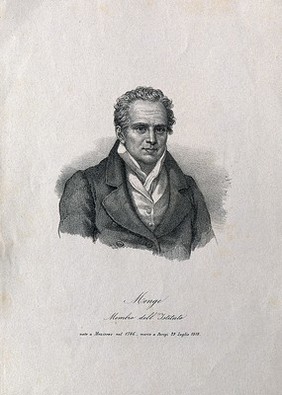 Gaspard Monge, Comte de Peluse. Stipple engraving by L.F. Couché, ca. 1830.