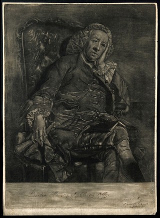 Messenger Monsey. Mezzotint by Clara Calebach after M. & T. Black, 1764.