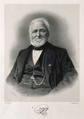 Jean-François-Camille Montagne. Lithograph by C. Fuhr, 1866, after A.-R. Trinquart.