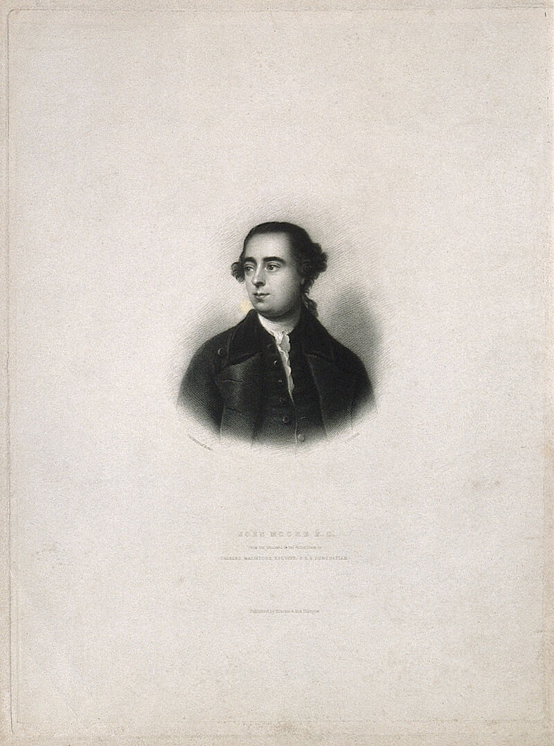 John Moore. Stipple engraving by J. Cochran after W. Cochrane., by William Cochran