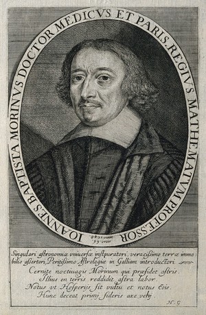 view Jean Baptiste Morin (Morinus). Line engraving after N. de Poilly.