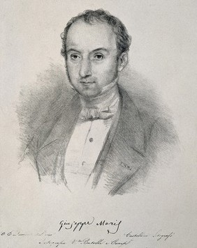 Giuseppe Giacinto Moris. Lithograph by D. Castellini after C. E. Liverati, 1841.