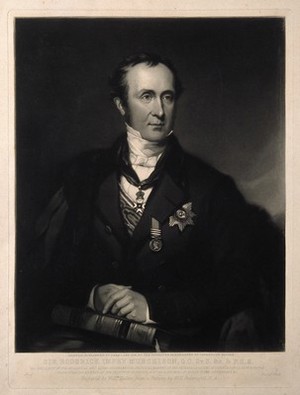 view Sir Roderick Impey Murchison. Mezzotint by W. Walker, 1851, after W. H. Pickersgill, 1849.