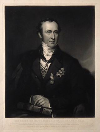 Sir Roderick Impey Murchison. Mezzotint by W. Walker, 1851, after W. H. Pickersgill, 1849.
