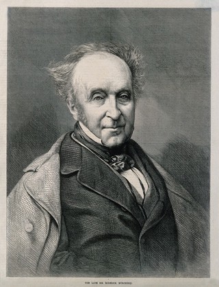 Sir Roderick Impey Murchison. Wood engraving after T.D. Scott, 1871, after Wilson & Beadell.
