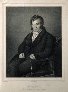 Jacques-Louis Nauché. Lithograph by Weber after C. L. Revest.