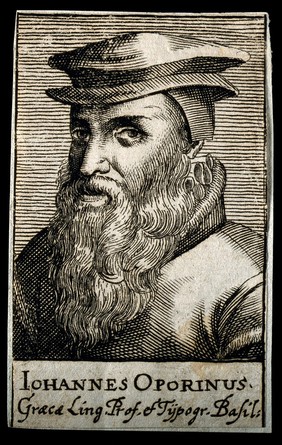 Johannes Oporinus [Herbst]. Line engraving, 1688.