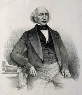 Pierre Matthieu Joseph Bonaventure Orfila. Lithograph by A. Collette.