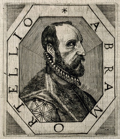 Abraham Ortelius. Line engraving, 1666.