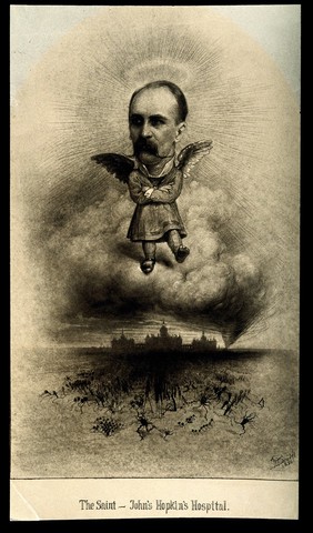 Sir William Osler. Photogravure by M. Brödel, 1896.
