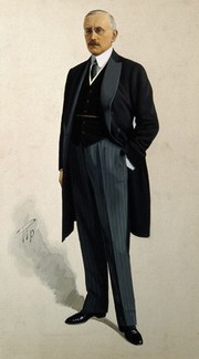 Ernst Ott. Gouache and watercolour by Pip, 1911.