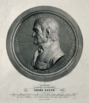 view Giovanni Battista Paletta. Lithograph by P. Bertotti after G. Cornienti after D. Césari.