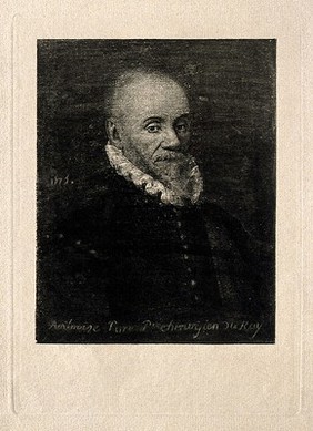 Ambroise Paré. Photogravure.