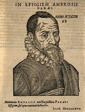 Portrait of Ambroise Pare [1510 - 1590], French surgeon