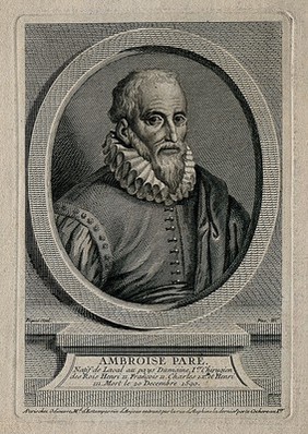 M0006480: Portrait of Ambroise Pare (1510-1590)