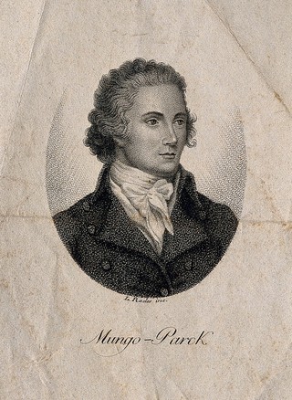 Mungo Park. Stipple engraving by W. Ridley, 1799, after H. Edridge.
