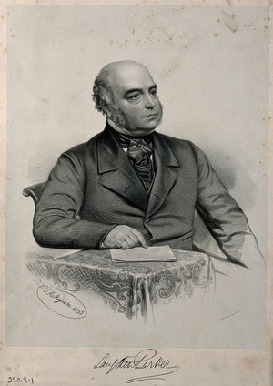 view Langston Parker. Lithograph by T. H. Maguire, 1855.