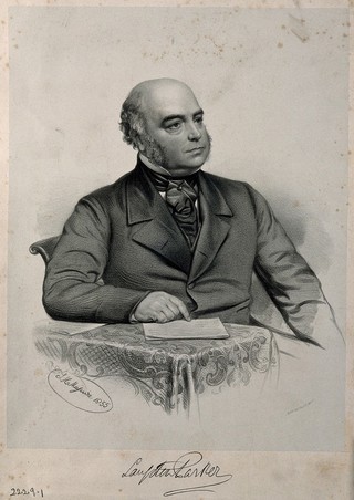 Langston Parker. Lithograph by T. H. Maguire, 1855.
