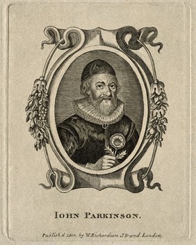 John Parkinson. Line engraving, 1810.