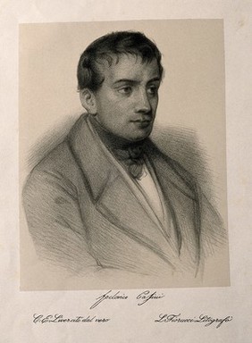 Lodovico Pasini. Lithograph by L. Fiorucci after C. E. Liverati, 1841.