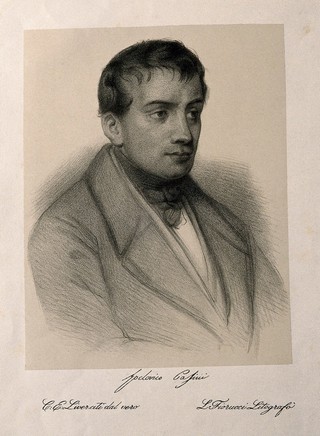Lodovico Pasini. Lithograph by L. Fiorucci after C. E. Liverati, 1841.