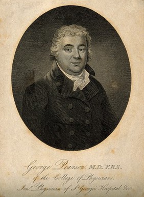 George Pearson. Line engraving.