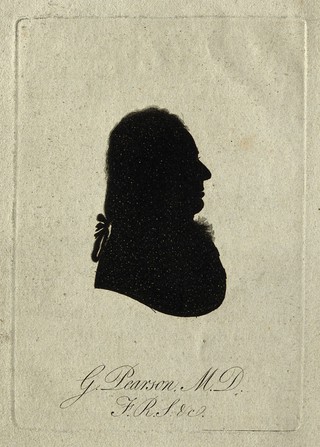George Pearson. Aquatint silhouette, 1801.