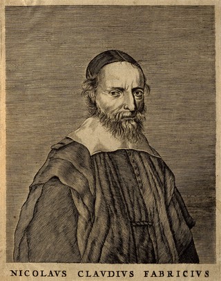 Nicolas Claude Fabri de Peiresc. Line engraving after C. Mellan.