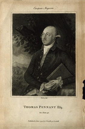 Thomas Pennant. Stipple engraving by R. Stanier, 1793, after T. Gainsborough, 1776.