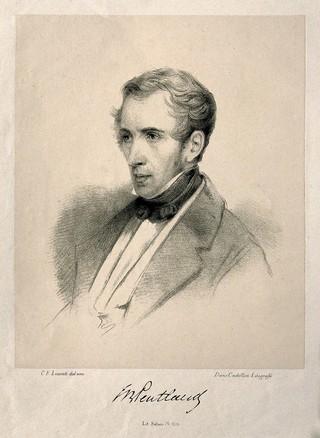 Joseph Barclay Pentland. Lithograph by D. Castellini after C. E. Liverati, 1841.