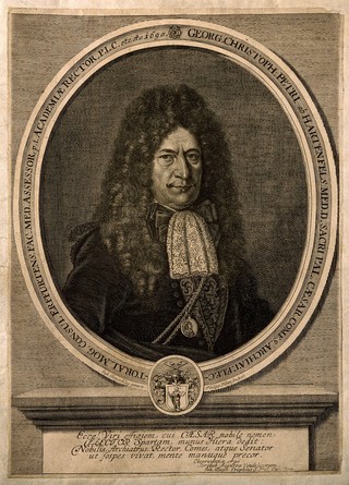 Georg Christoph Petri von Hartenfels. Line engraving by P. Kilian after J. Beischlag.