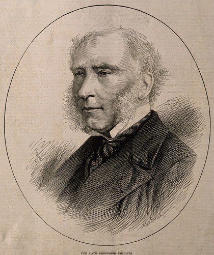John Phillips. Wood engraving by R. & E. Taylor after T.D. Scott, 1874.