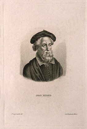 Jean Pitard. Stipple engraving by A. Tardieu after A. Humblot.