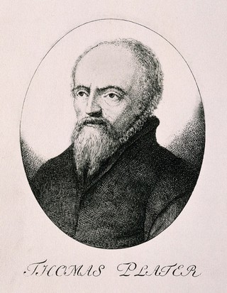 Thomas Plater [Platter] I. Reproduction of line engraving.